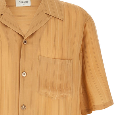 Saint Laurent Striped Silk Shirt