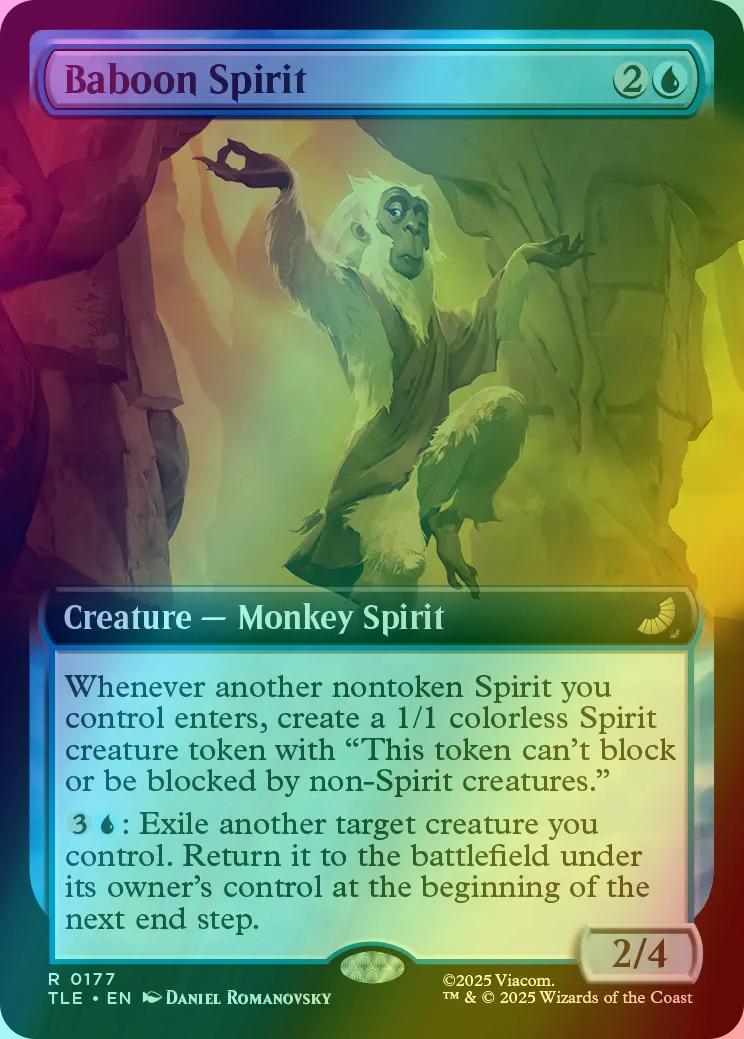 Baboon Spirit [177] [Extended Art] [Avatar: The Last Airbender Eternal] [Foil]