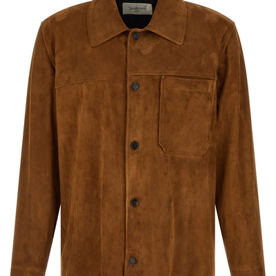 Saint Laurent Suede Overshirt