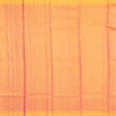 Off White Handloom Kanchipuram Tissue Silk Saree With Diamond Motifs