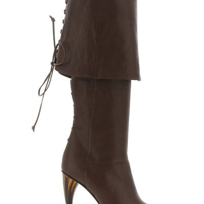 Alexander McQueen Horn Heel Boots