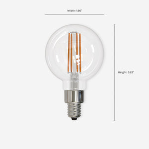 G16 LED Filament Bulb (Set of 4)