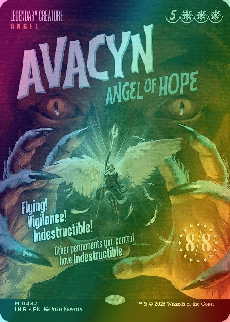 Avacyn, Angel of Hope [482] [Borderless] [Poster] [Innistrad Remastered] [Foil]