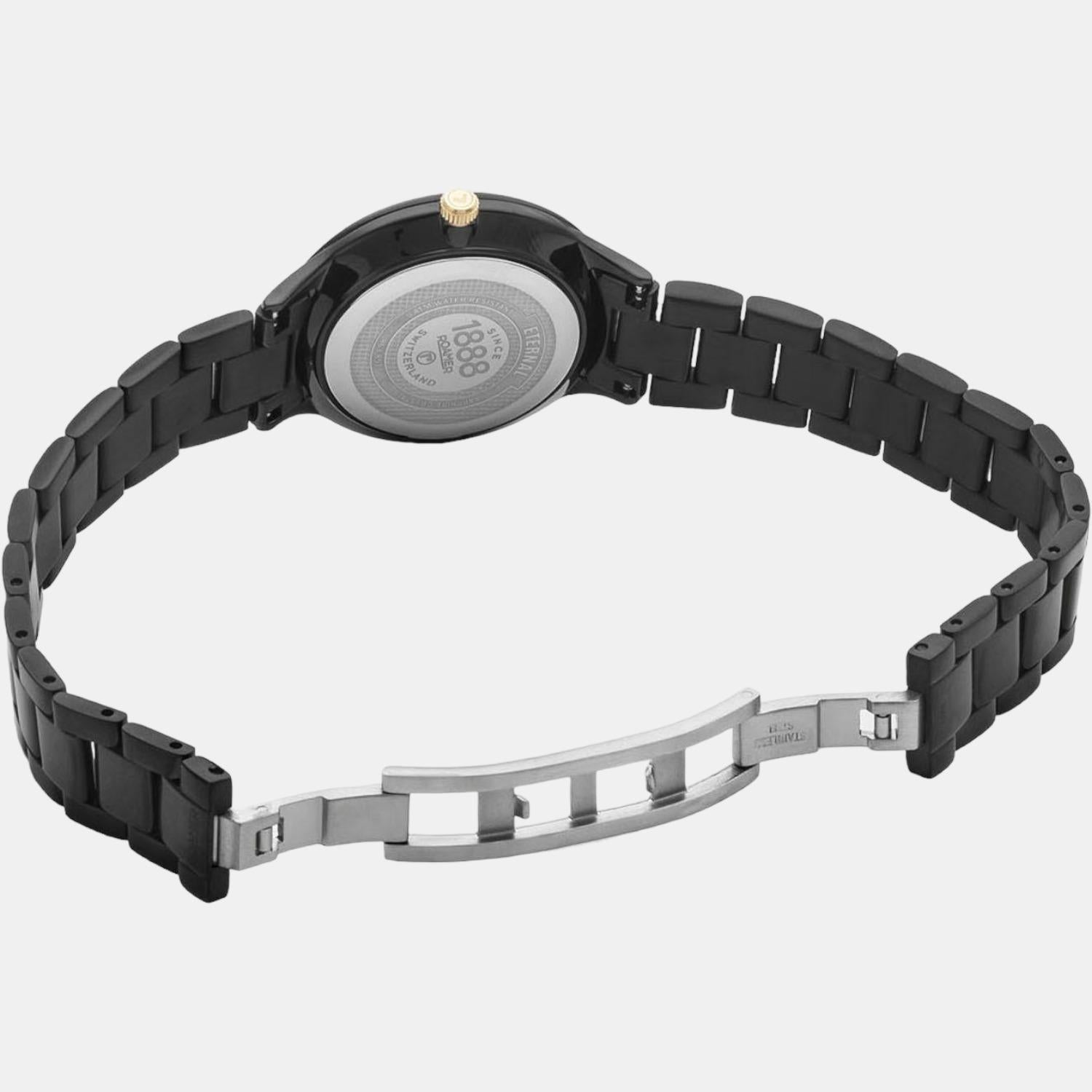 Eternal Women Quartz Grey Dial Analog Stainless Steel Watch 863857 45 55 50