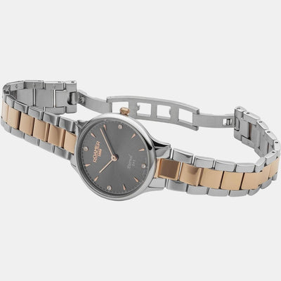 Eternal Women Quartz Grey Dial Analog Stainless Steel Watch 863857 49 55 50