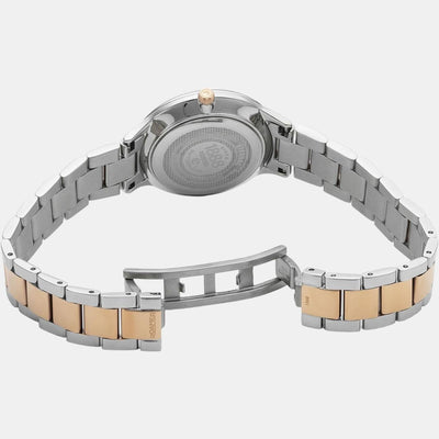 Eternal Women Quartz Grey Dial Analog Stainless Steel Watch 863857 49 55 50