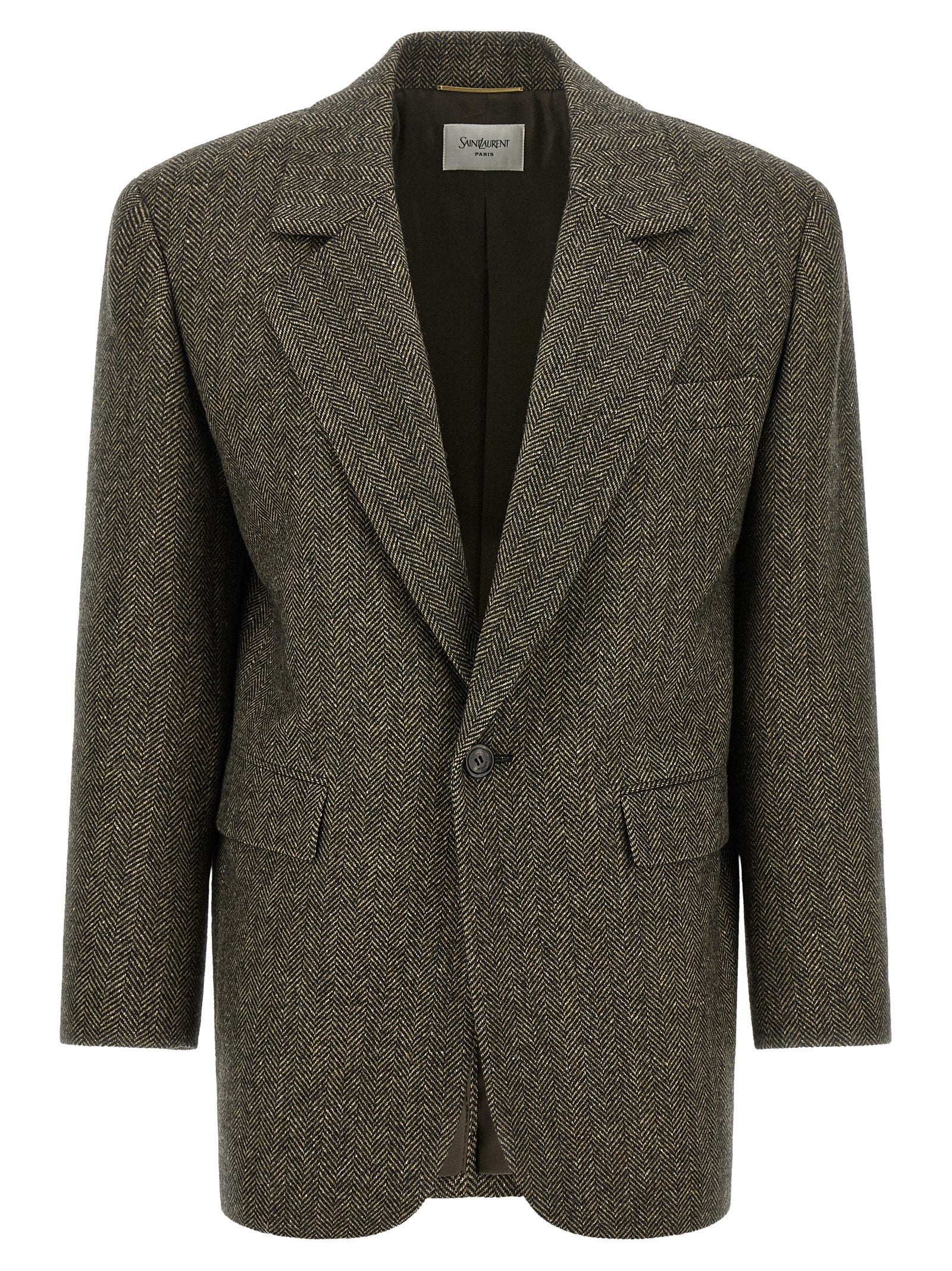 Saint Laurent Herringbone Blazer