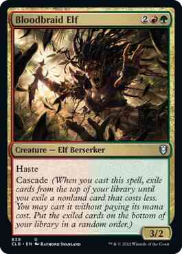 Bloodbraid Elf [839] [Commander Legends: Battle for Baldur's Gate] [Non-Foil]