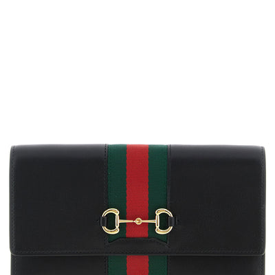 Gucci Horsebit Web Wallet On Chain