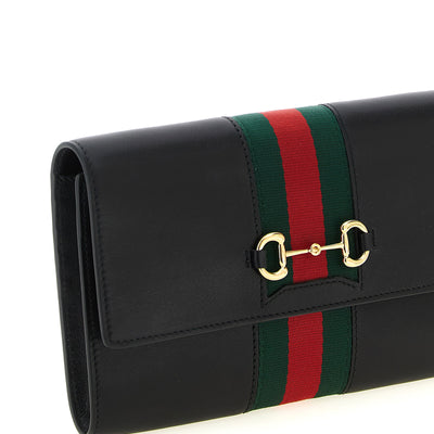 Gucci Horsebit Web Wallet On Chain