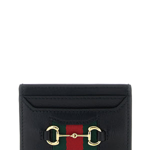 Web Horsebit Gucci Card Holder