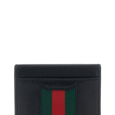 Web Horsebit Gucci Card Holder