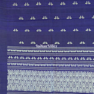 Violet Butterfly Design Gopalpur Tussar Silk Saree