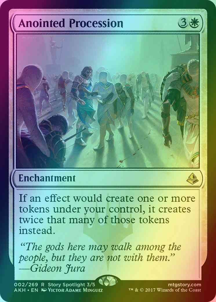 Anointed Procession [2] [Amonkhet] [Foil]