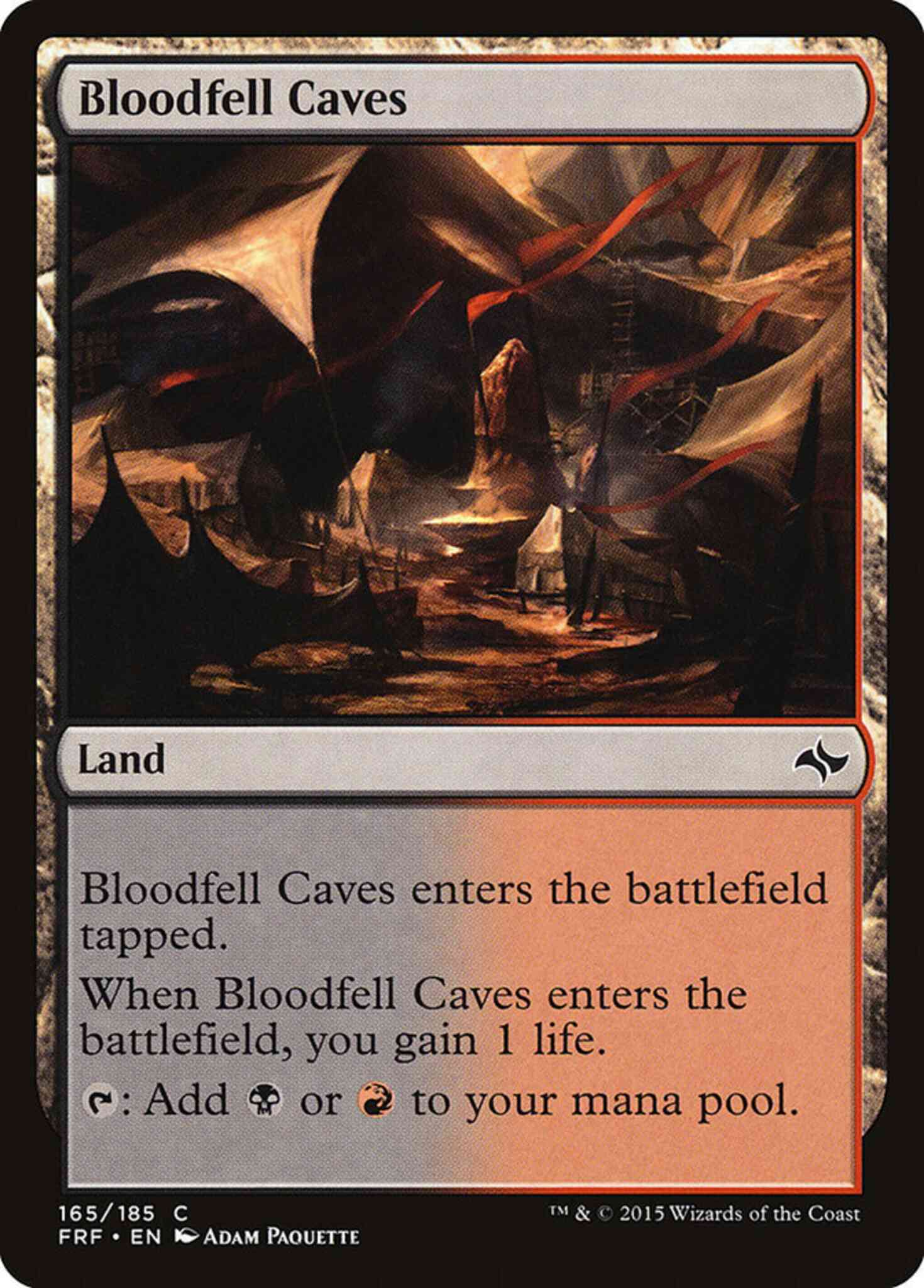 Bloodfell Caves [165] [Fate Reforged] [Non-Foil]