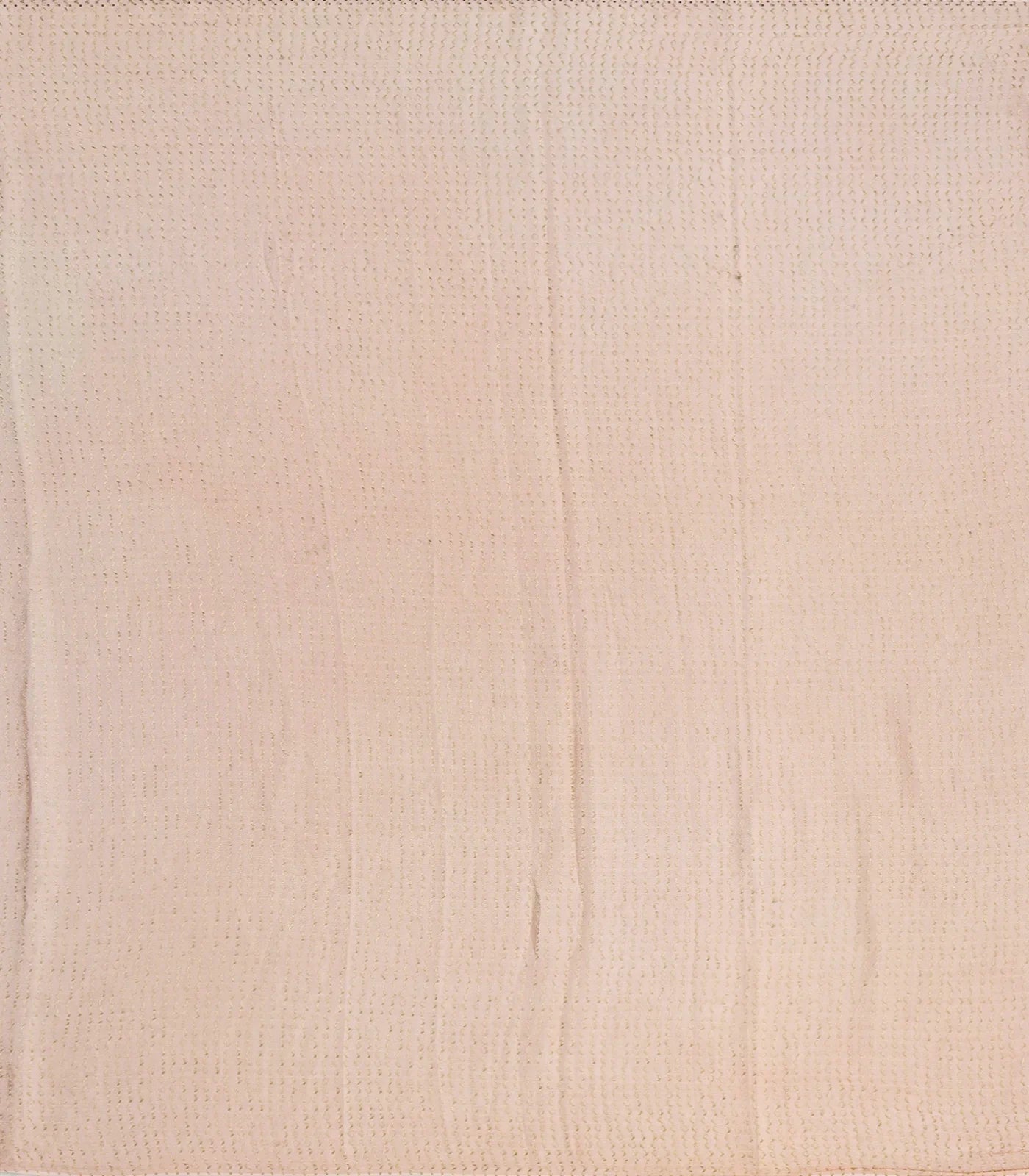 Light Peach Banarasi Georgette Saree With Chevron Motifs