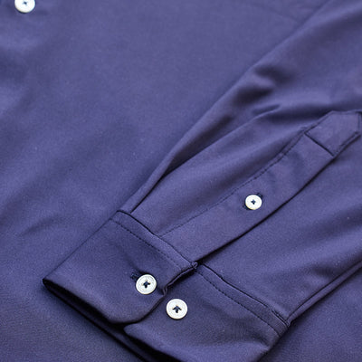Navy Regular Fit Stretch Shirt