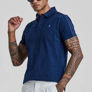 Believe Dark Blue Polo T-Shirt