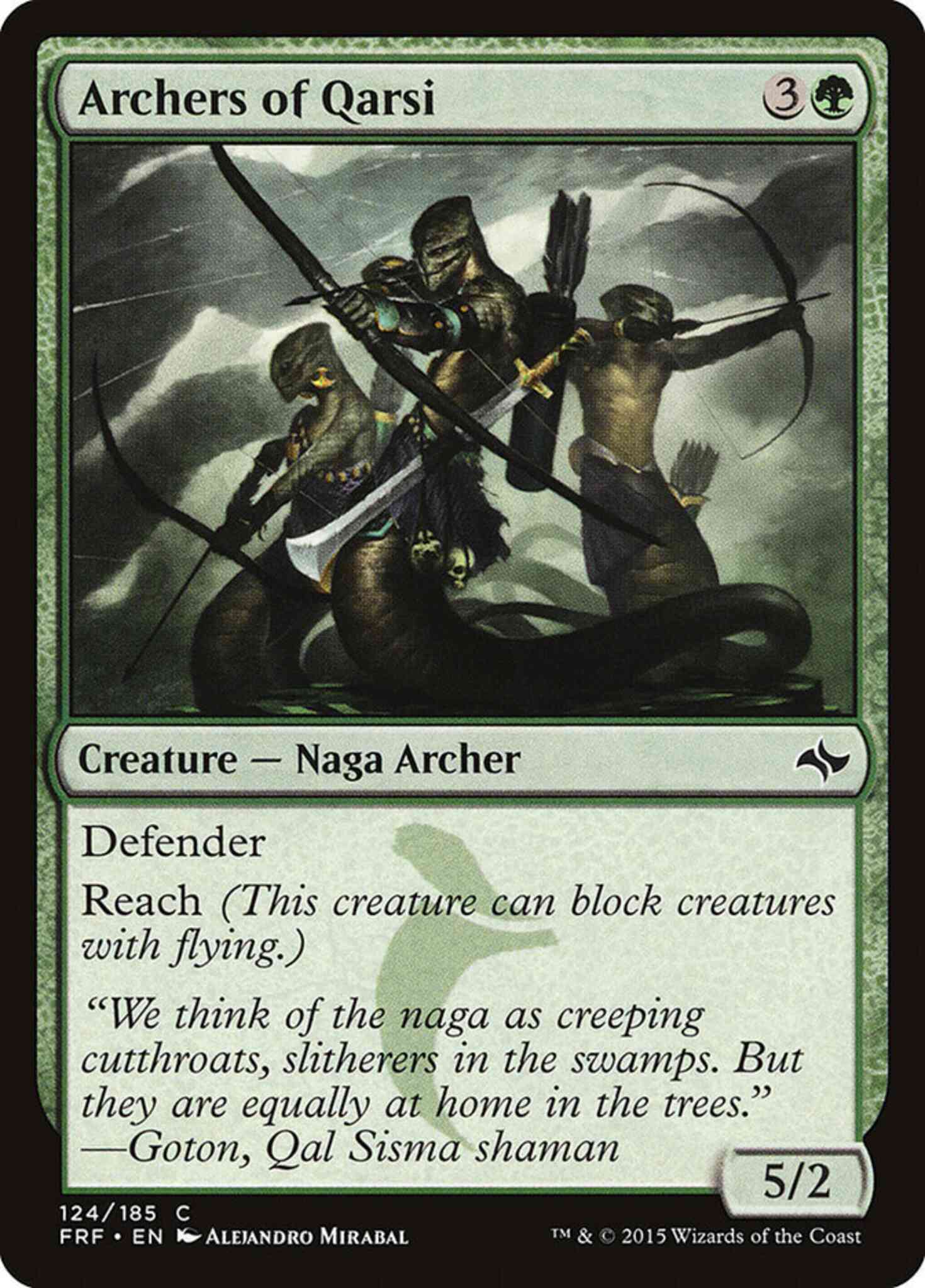 Archers of Qarsi [124] [Fate Reforged] [Non-Foil]