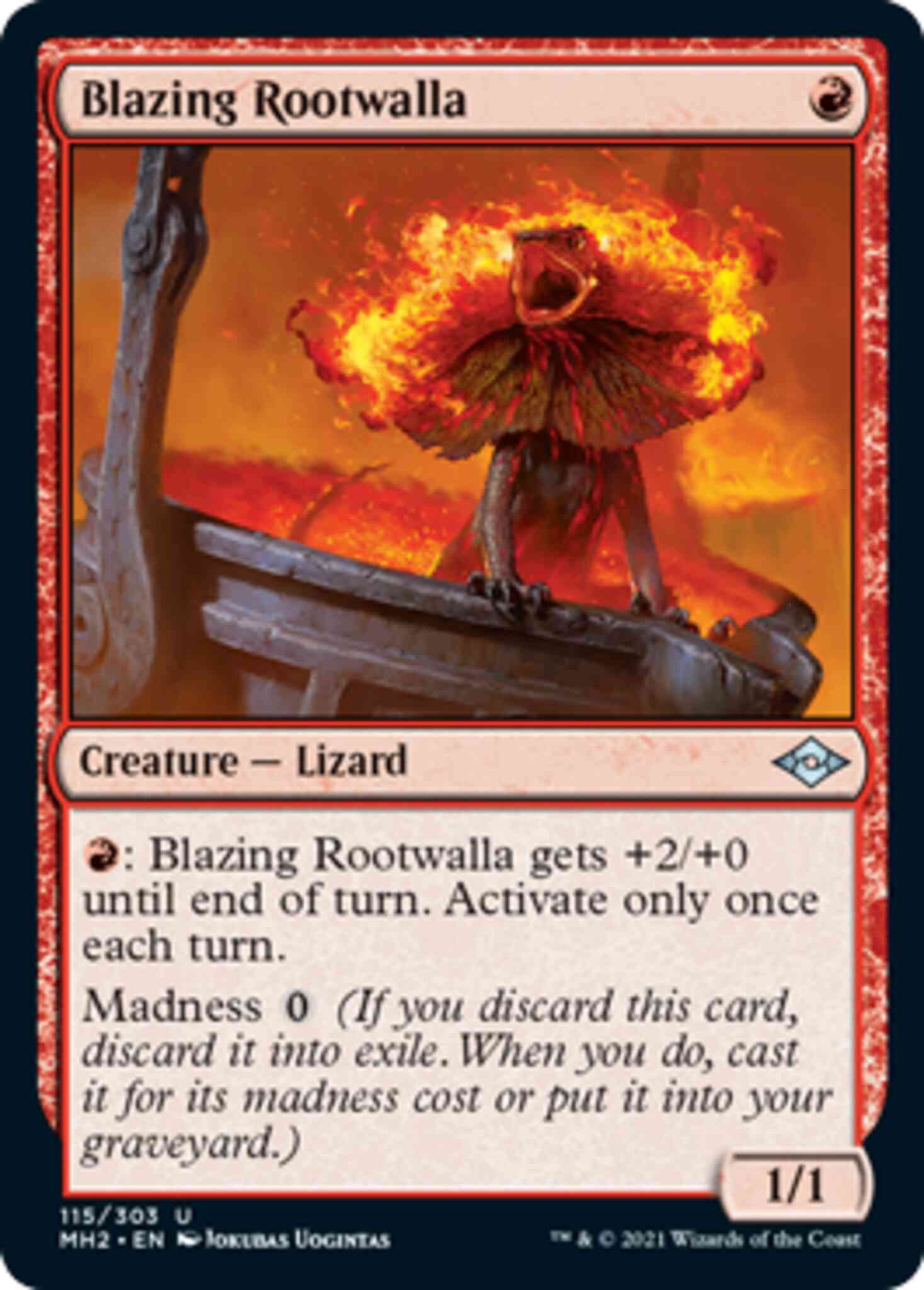 Blazing Rootwalla [115] [Modern Horizons 2] [Non-Foil]