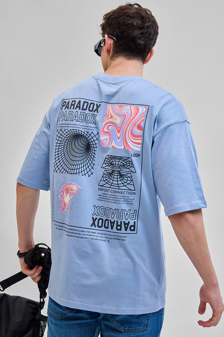 Paradox Light Blue Oversized T-Shirt