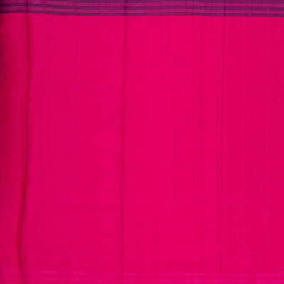 Turmeric Yellow Handloom Soft Silk Saree With Beldari Stripes & Ganga Jamuna Border