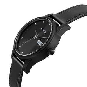 Lite Black Dial & Leather Strap