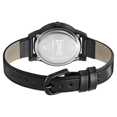Lite Black Dial & Leather Strap