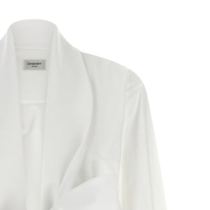 Saint Laurent Lavallière Collar Shirt
