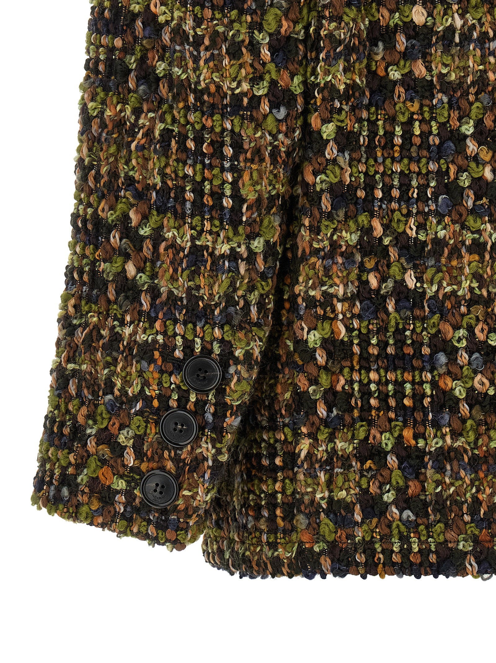 Saint Laurent Bouclé Tweed Blazer
