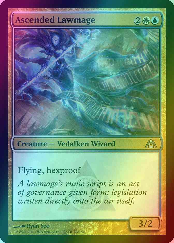 Ascended Lawmage [53] [Dragon's Maze] [Foil]