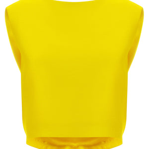 Balenciaga Draped Crop Top