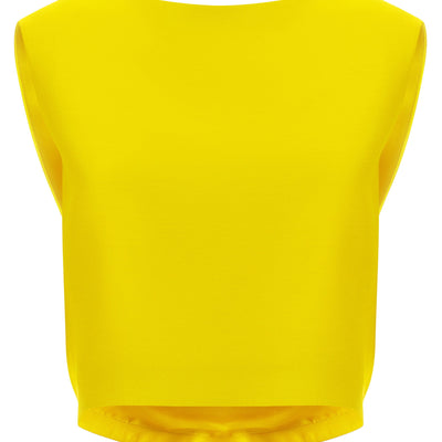 Balenciaga Draped Crop Top