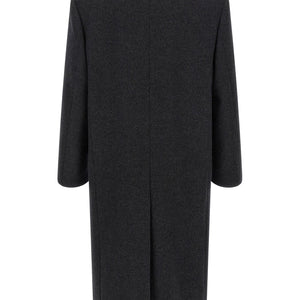 Saint Laurent Double-face Combed Wool Coat