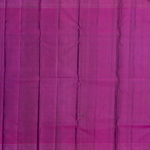 Navy Blue Handloom Kanchipuram Silk Saree With Annam Motifs