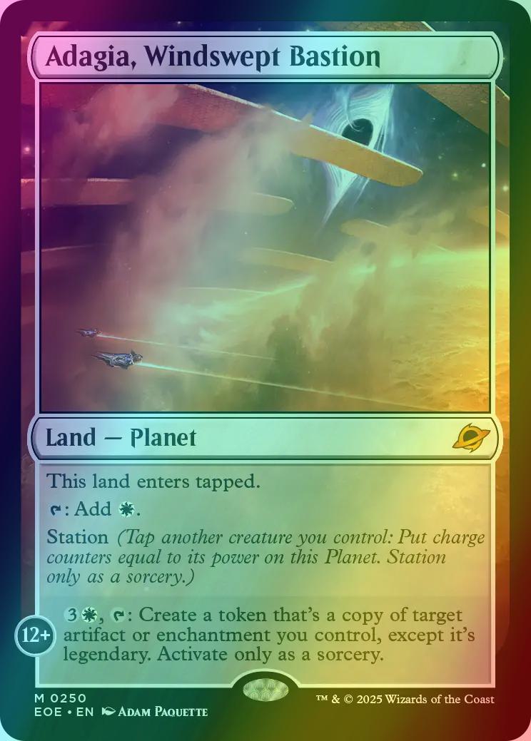 Adagia, Windswept Bastion [250] [Edge of Eternities] [Foil]