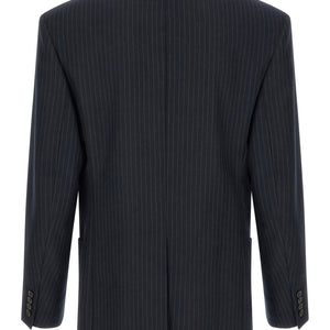 Saint Laurent Pinstriped Double-breasted Blazer