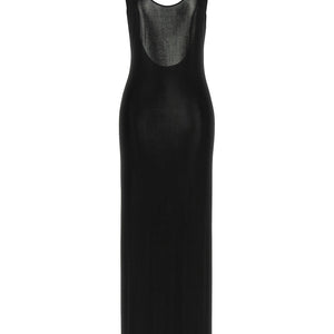 Saint Laurent Cassandre Chain Dress