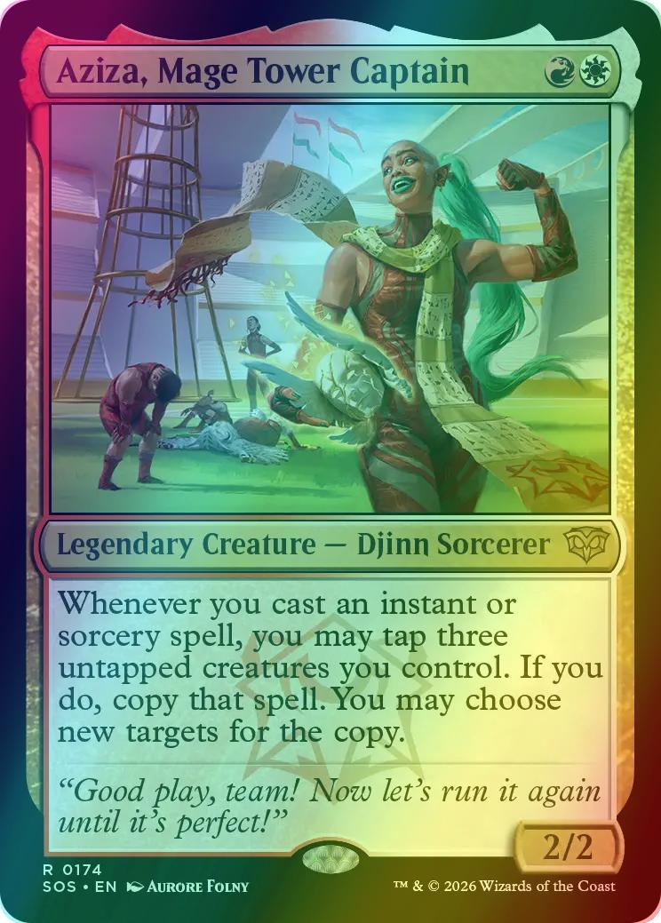 Aziza, Mage Tower Captain [174] [Secrets of Strixhaven] [Foil]