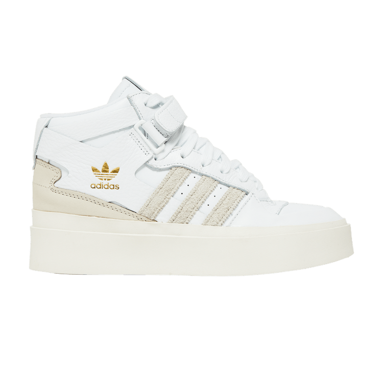 adidas Forum Bonega Mid Cloud White Orbit Grey Bliss (Women's)