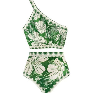 Athens Summer Bikini Set with Skirt - Resortwear