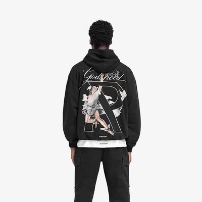 Represent | HERMES HOODIE { JET BLACK