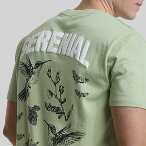 Serenial Light Green Oversized Fit T-Shirt