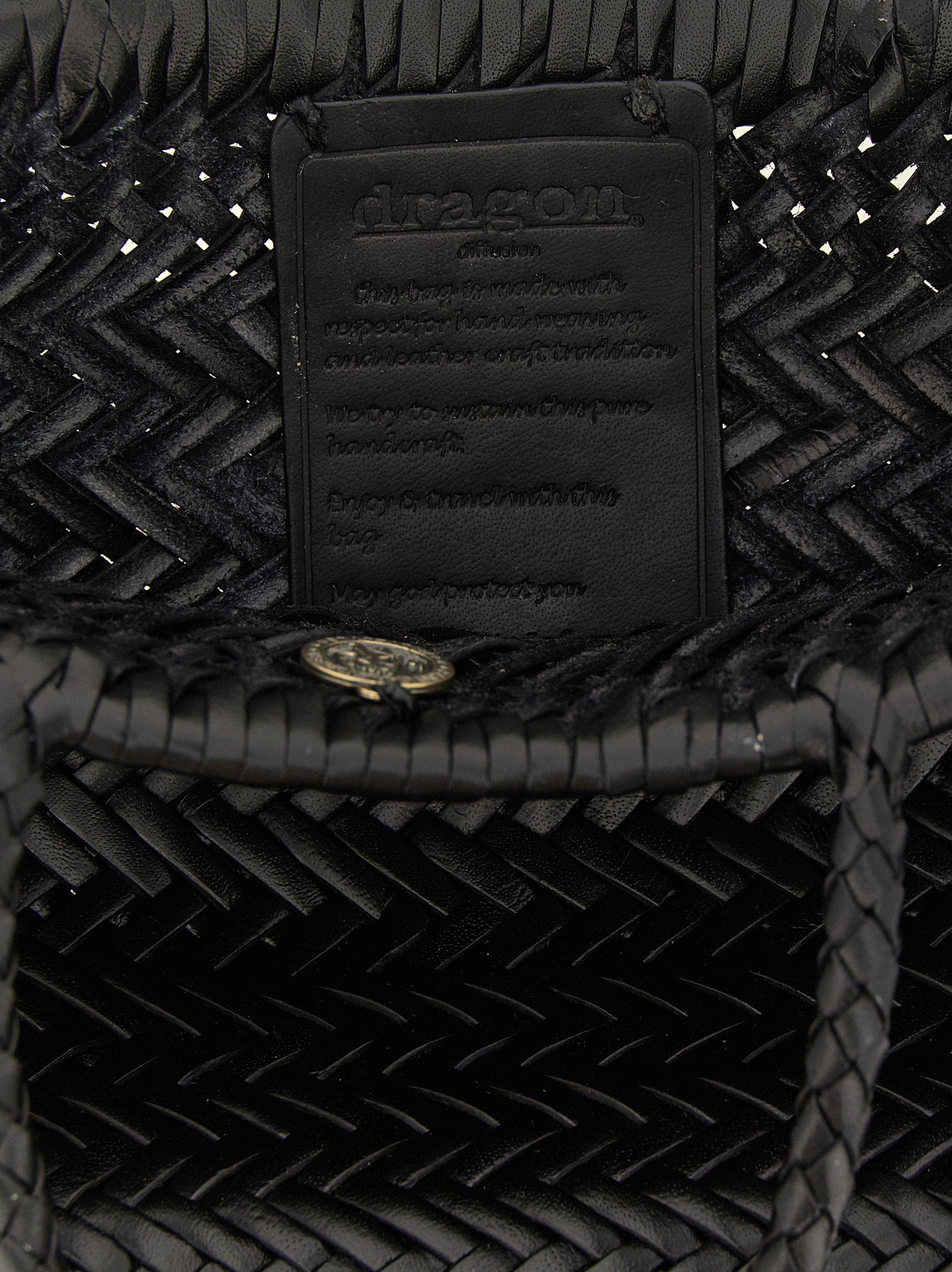 Dragon Diffusion Flat Gora Mini Handbag