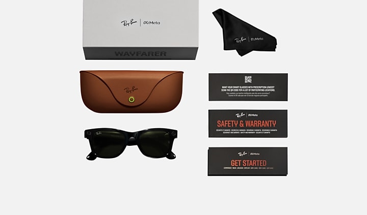 RAYBAN 0RW4008 601S1M 53 META SUNGLASSES
