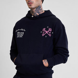Legends Unchained Black Embroidered Hoodie