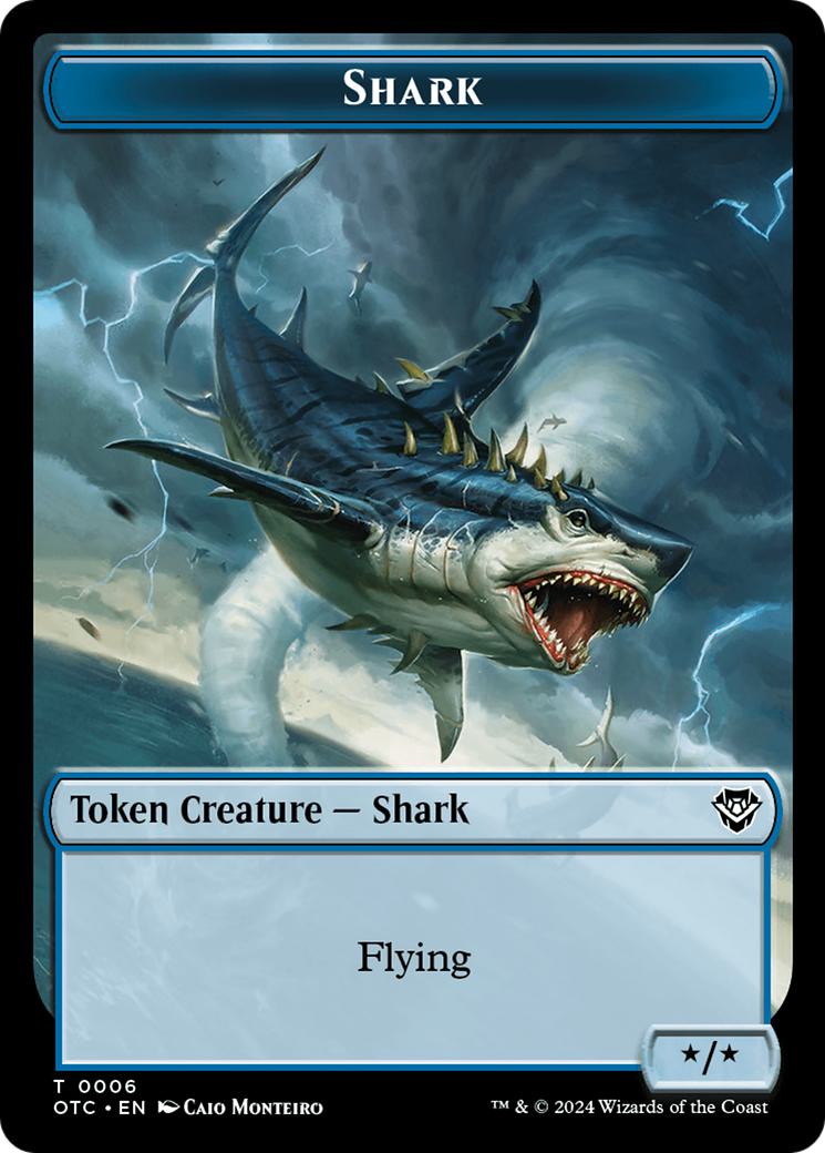 Ape Token (15) // Shark Token (06) [Outlaws of Thunder Junction: Commander: Tokens] [Non-Foil]