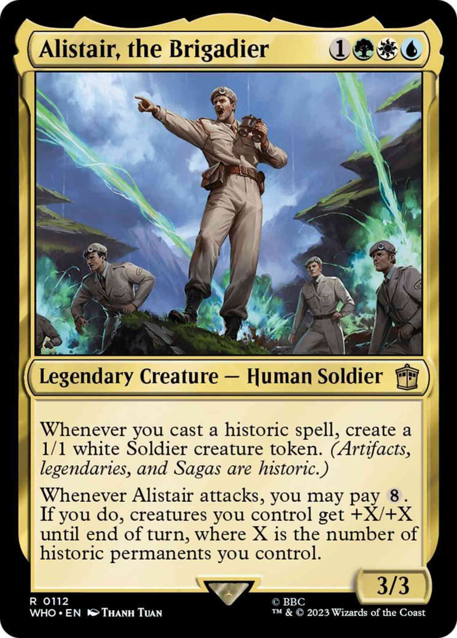 Alistair, the Brigadier [112] [Universes Beyond: Doctor Who] [Non-Foil]