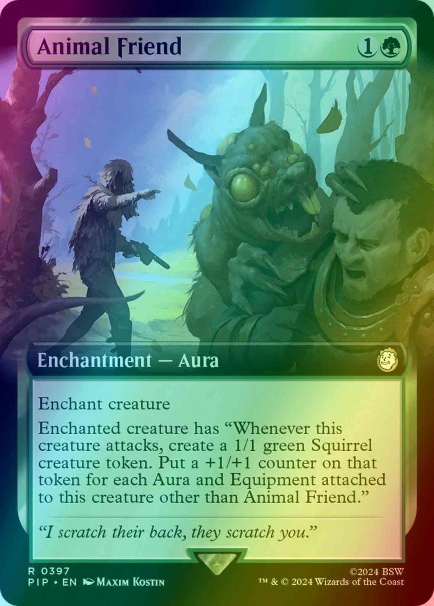 Animal Friend [397] [Extended Art] [Fallout] [Foil]