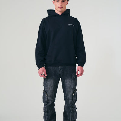 Odd Mood Receipts Hoodie - Black